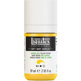 Liquitex Professional Soft Body Acryl Maling 59 ml (2-oz) Flaske Cadmium-Free Yellow Medium