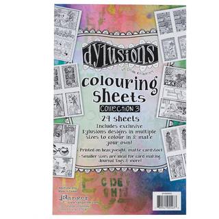 Ranger Collection 3 Dylusions Coloring Sheets 3
