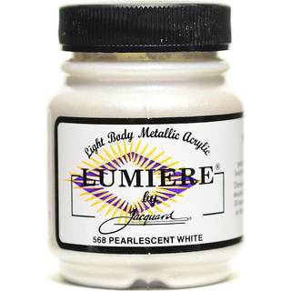 Jacquard Lumiere Metallic and Pearlescent Paint 2.25 Oz 568 Pearl White