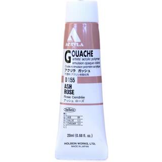 Holbein Acryla Gouache Artists Acryl Polymer Emulsion 20ml Ash Rose (D155)