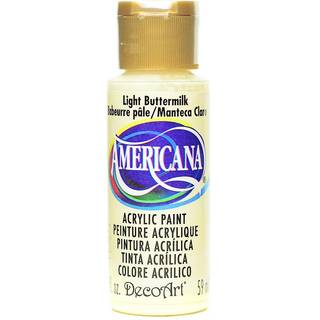 Decoart Light Buttermilk Americana akrylmaling 2-ounce 2 fl oz (pakke med 1)