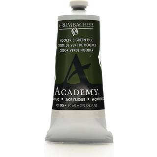 Grumbacher Academy Acryl Maling Gloss 90 ml/3 oz Metal Tube Hooker's Green Hue
