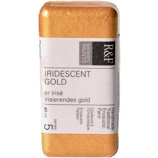 R & F -kunstner encaustic maling iriserende guld 40 ml