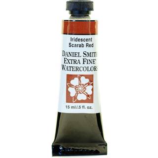 Daniel Smith akvarelfarve 15 ml Iridescent Scarab Red
