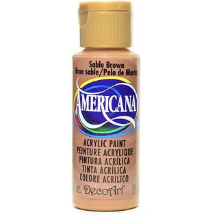 Decoart Americana akrylmaling 2-ounce Sable Brown