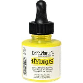Dr. Ph. Martins Hydrus Fine Art Watercolor (1H) akvarelflaske 1,0 oz Hansa Yellow Light 1 flaske