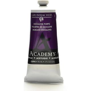 Grumbacher 90 ml Metal Tube Academy Acryl Maling Gloss Dioxazine Purple
