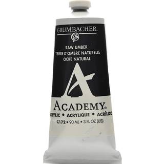 Grumbacher Academy Acryl Maling Gloss 90 ml/3 oz Metal Tube Raw Umber