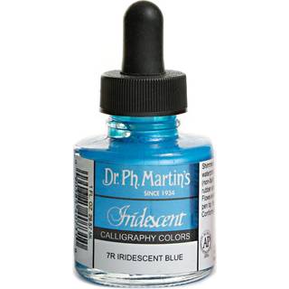 Dr. Ph. Martins kalligrafi farve (7R) bl?kflaske 1.0 oz iriserende bl?