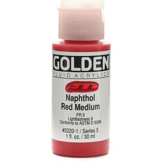 Golden Fluid Acrylics 30 ml - 2220 Naphthol Red Medium