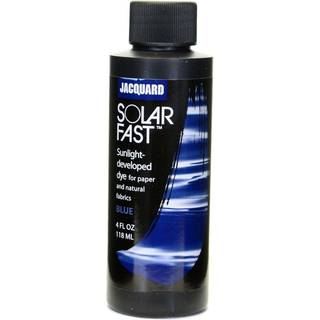 Jacquard Solarfast Dye - 4oz - Blå - Opret bemærkelsesværdigt detaljerede fotografier Fotografier og skygge -prints på papir eller stof - lavet i