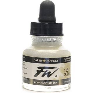 Daler Rowney FW Akrylblækflaske Skimrende guld - Alsidig akryltrækning af blæk til kunstnere og studerende - Permanent kalligrafi -blæk - Arkivbl