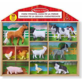 Melissa & Doug Farm Friends Collectible Leget?jsdyrfigurer (10 stk)