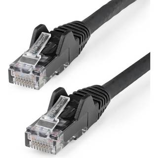 StarTech.com 7m LSZH CAT6 Cable, 10 Snagless RJ45 100W Network Patch Cord Strain Relief, CAT 6 10GbE UTP, Black, Individually Tested/ETL, Low Smoke Zero Halogen - Category 6 - 24AWG (N6LPATCH7MBK) CAT 6 Ikke afskærmet parsnoet (UTP) 7m Patchkabel Sort --> På fjernlager, levevering hos dig 24-10-2026