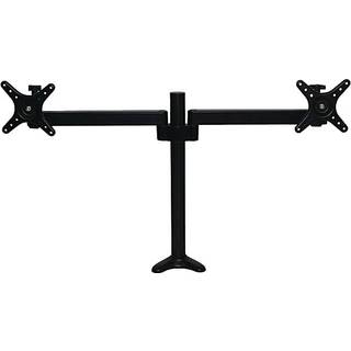 Monitormontering med enstaka och dubbla monitor armkomponenter bifogar med hjälp av grommet eller klämmöjlighet vesa konsol svart Victor DC002