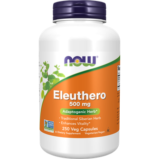 Eleuthero, 500 mg - 250 vegetabilske kapsler