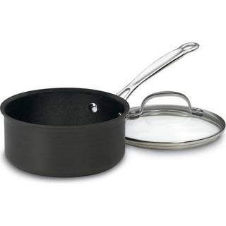 Cuisinart Chef's Classic Nonstick Hard-Anodized 1,5-kvart gryde med l?g sort