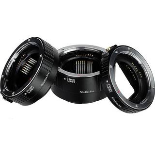 Fotodiox Pro Canon EOS Auto Macro Extension Tube Set Kit til ekstrem n?rbillede med autofokus og auto-eksponering