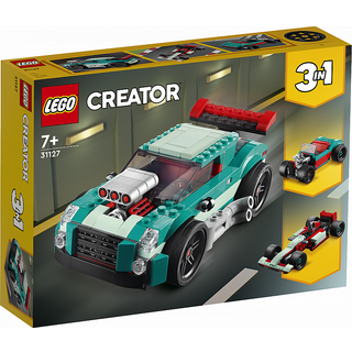 Lego -skaber 3 i 1 Street Racer Car Rebuildable Kit omdannes til en muskelbil hot rod eller racerbil leget?j Great model bil leget?j gave til dre