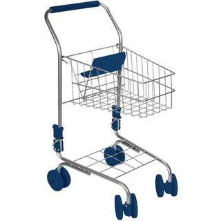 Toysmith Miniature Grocery Shopping Cart for Boys & Girls 3+ Blue