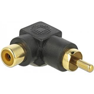 DELOCK RCA Adapter male to female angled