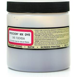 Jacquard Procion MX Dye - Ubestridt konge af slipsfarvestofpulver - Fuchsia - 8 oz - Cold Water Fiber Reactive Dye Made in USA