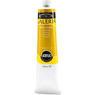 Winsor & Newton Galeria Acrylic Color 200 ml tube Yellow Ocher 6.76 fl oz (pakke med 1)