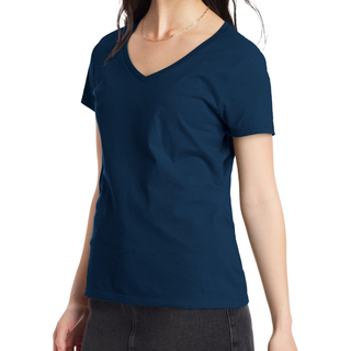 Damer Perfect-T V-hals T-shirt-Maroon-3xl (D0102HI3VYV)