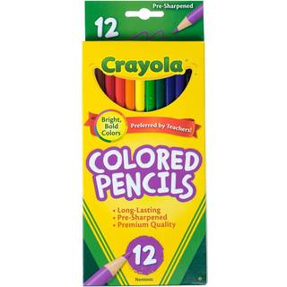 Crayola farvede blyanter 7 tommer. Ekstra lang