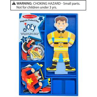 Melissa & Doug Joey Magnetic Wooden Dress-Up Loat Play Set (25 pcs) til småbørn og førskolebørn i alderen 3