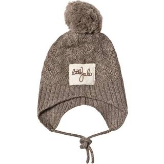 Little Jalo Strikket Hat Wood Brown 48/50 cm  Brun  48/50 cm  Unisex