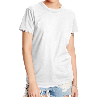 Hanes Nano-T Womens Short Sleeve T-shirt-White XL
