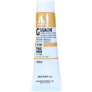 Holbein Acryla gouache - bleg guld