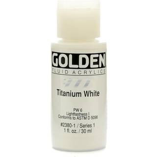 Golden Fluid Acrylics 30 ml - 2380 Titanium White