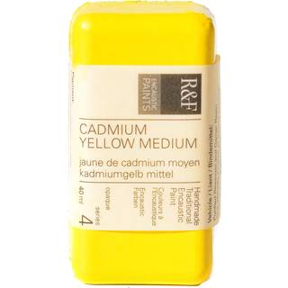 R & F -kunstner encaustic maling cadmium gult medium 40 ml
