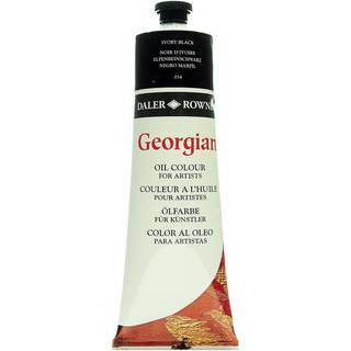 Georgian Oil Colour oliefarve 225 ml Ivory Black 034