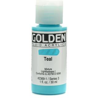 Golden Fluid Acrylfarbe - Blaugrün