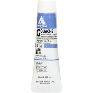 Holbein Acryla Gouache Artists Acryl Polymer Emulsion 20ml Ash Blue (D158)