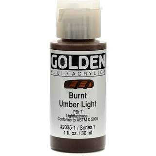 Golden Fluid Acrylics 30 ml - 2035 Burnt Umber Light