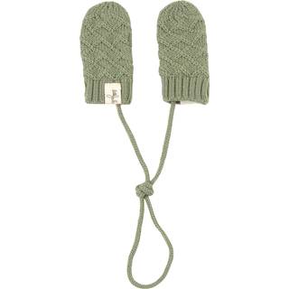 Little Jalo Strikkede Babyvanter Khaki 74/80 cm  Grøn  74/80 cm  Unisex