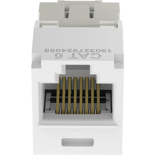 Modular jack KAT6 UTP mini COM TG - hvid