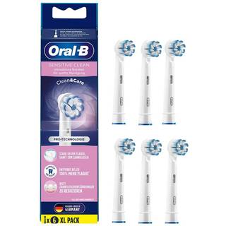 Oral-B Tandbørstehoveder Sensitive Clean & Care - Hvid - 6 Stk.