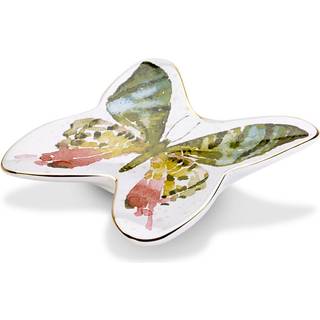 Avanti sengetøj - sæbe skål bordplade badeværelse tilbehør kunstnerisk boligindretning (sommerfuglhave samling)