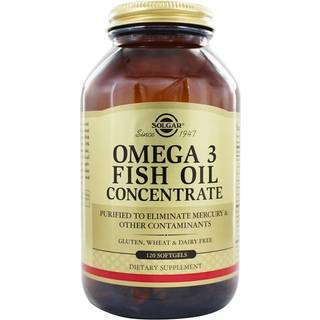 Solgar - Omega 3 Fiskeolie Koncentrat 120 kapsler