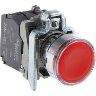 Schneider Lampetryk rød 120v    xb4bw34g5