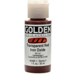 Golden Fluid Acrylics 30 ml - 2385 Transparent Red Iron Oxide