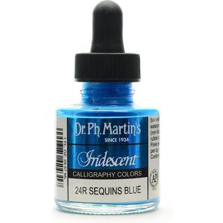 Dr. Ph. Martins iriserende kalligrafi farve (24R) bl?kflaske 1.0 oz paljetter bl?