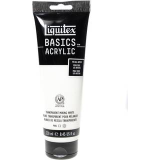Liquitex Basics Acryl Maling 250 ml (8,5 oz) Tube Transparent Mixing White