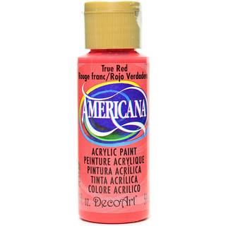 Decoart Americana akrylmaling 2-ounce ægte rød