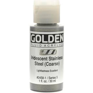 Golden Fluid Acrylics 30 ml - 2458 Iridescent Stainless Steel